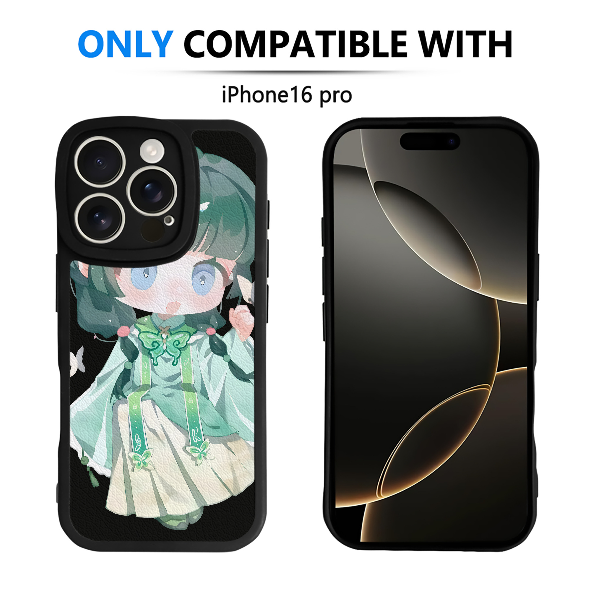 （画像用） 薬屋のひとりごと The Apothecary Diaries 【iPhone 16シリーズ対応】シリコンスマホケース（レザー調） 材質：シリコン
